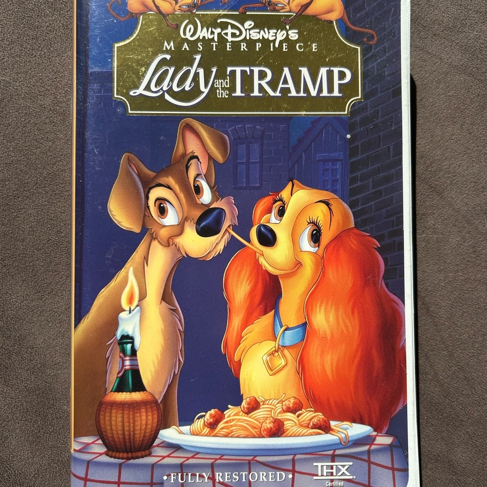 Lady and the Tramp VHS Tape